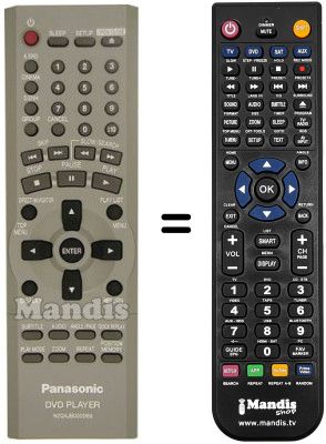 Mando a distancia equivalente National N2QAJB000069