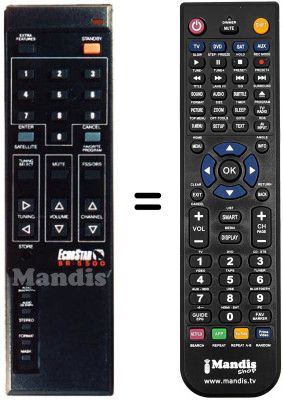 Replacement remote control Legend SR 5500