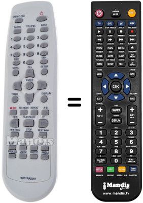 Replacement remote control Daewoo DRX 370 S Replacement remote control Daewoo DRX 370 S