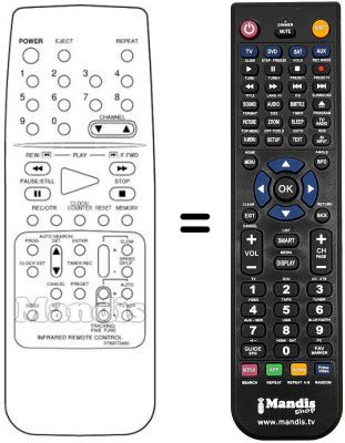 Mando a distancia equivalente Sinudyne SV9084