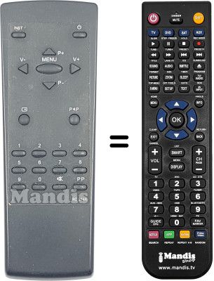 Replacement remote control RC2144