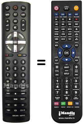 Replacement remote control REMCON740 Replacement remote control REMCON740