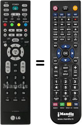 Mando a distancia equivalente LG 42PC3RV-TV Mando a distancia equivalente LG 42PC3RV-TV