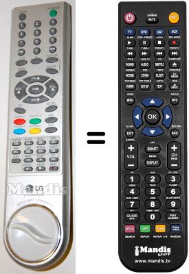 Replacement remote control LG RL44NZ21RB Replacement remote control LG RL44NZ21RB