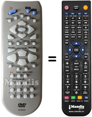 Mando a distancia equivalente Daewoo SD9500S
