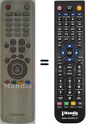 Mando a distancia equivalente Samsung LA32R51B Mando a distancia equivalente Samsung LA32R51B