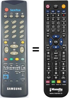 Replacement remote control Samsung TVP5350FST Replacement remote control Samsung TVP5350FST