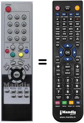 Comandament a distància equivalent RCL-05