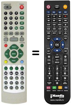 Comandament a distància equivalent REMCON455