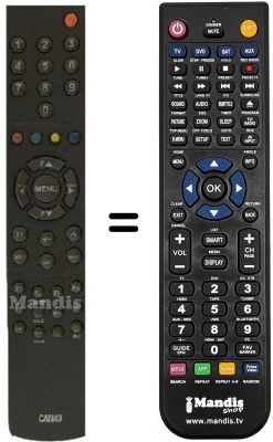 Comandament a dist&agrave;ncia equivalent Medion MD6060