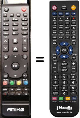 Comandament a distància equivalent AMI001