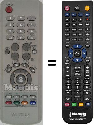 Mando a distancia equivalente Samsung LE32R31SXXEH Mando a distancia equivalente Samsung LE32R31SXXEH