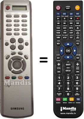 Replacement remote control Samsung WS32A2083YX/XEC Replacement remote control Samsung WS32A2083YX/XEC