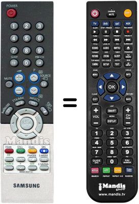 Comandament a distància equivalent Samsung LE32R86WDX/XEU Comandament a distància equivalent Samsung LE32R86WDX/XEU
