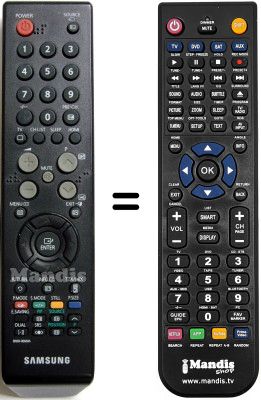 Comandament a distància equivalent Samsung LE32S81BX/AST Comandament a distància equivalent Samsung LE32S81BX/AST