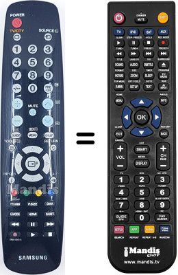 Mando a distancia equivalente Samsung PS50A456P2DXXC Mando a distancia equivalente Samsung PS50A456P2DXXC