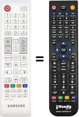 Mando a distancia equivalente Samsung LE46A568P3MXZF Mando a distancia equivalente Samsung LE46A568P3MXZF