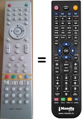 Mando a distancia equivalente BSV26188 V02