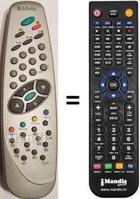 Replacement remote control Bluesky RC1040