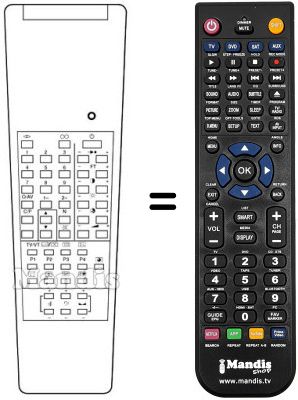 Replacement remote control Samsung CB685W Replacement remote control Samsung CB685W