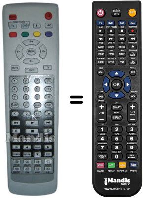 Comandament a distància equivalent REMCON126