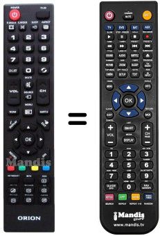 Replacement remote control Orion CBL39B980S