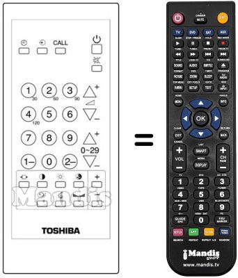 Replacement remote control CT-9191
