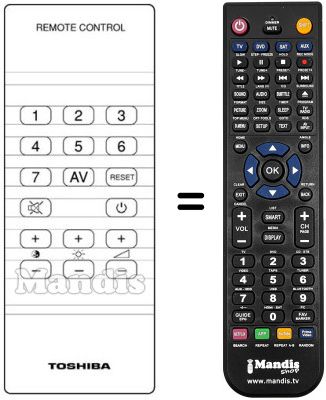 Replacement remote control CT-923