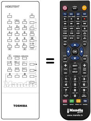 Replacement remote control CT-9341