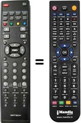 Replacement remote control DMTech DM-19TB
