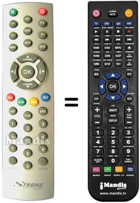 Mando a distancia equivalente REMCON887