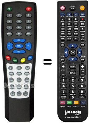 Comandament a dist&agrave;ncia equivalent REMCON431