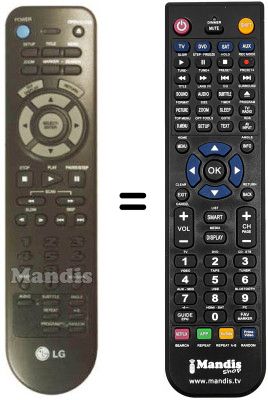 Mando a distancia equivalente REMCON674 Mando a distancia equivalente REMCON674