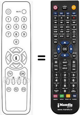 Mando a distancia equivalente RC211
