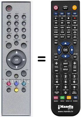 Mando a distancia equivalente RC2546