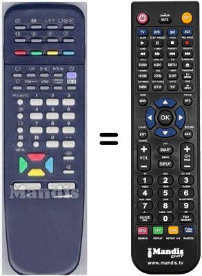 Replacement remote control RM-C663