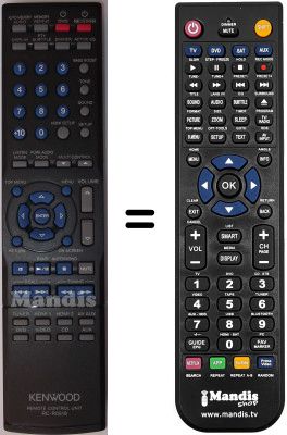 Mando a distancia equivalente Kenwood RCR0518