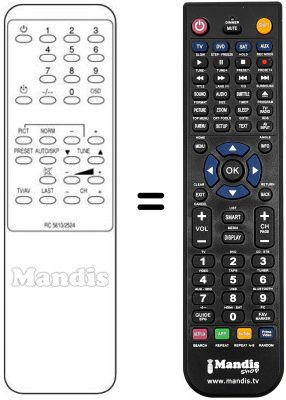 Mando a distancia equivalente REMCON352
