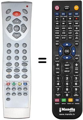 Mando a distancia equivalente REMCON1292