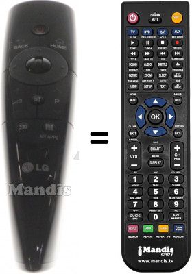Replacement remote control LG 55LW5590 Replacement remote control LG 55LW5590
