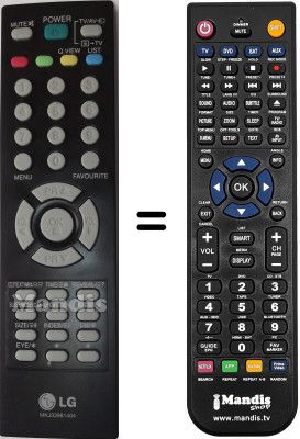 Mando a distancia equivalente LG MKJ33981404