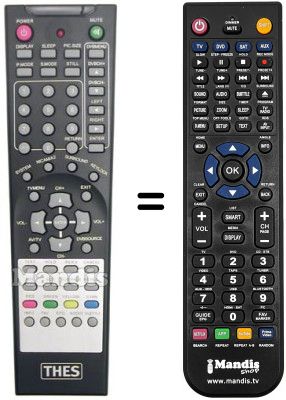 Comandament a distància equivalent REMCON346