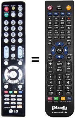 Mando a distancia equivalente MKJ61641702