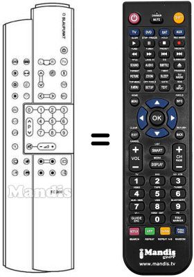 Replacement remote control REMCON205