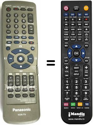 Mando a distancia equivalente Panasonic N2QAKB000031