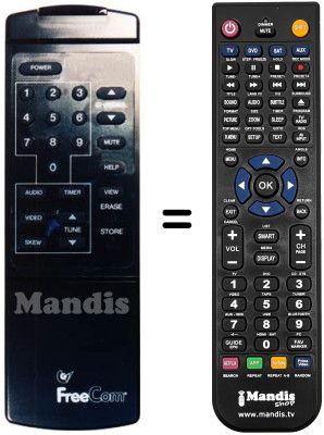 Comandament a dist&agrave;ncia equivalent REMCON276