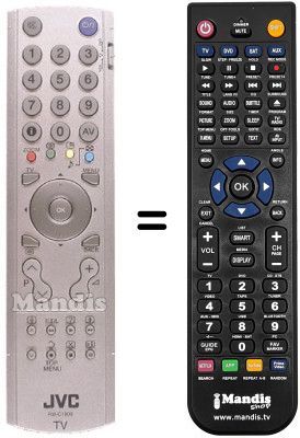 Replacement remote control JVC PD42B50BU