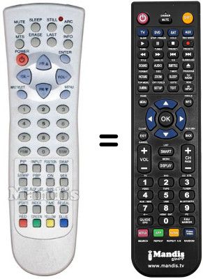 Mando a distancia equivalente REMCON1076