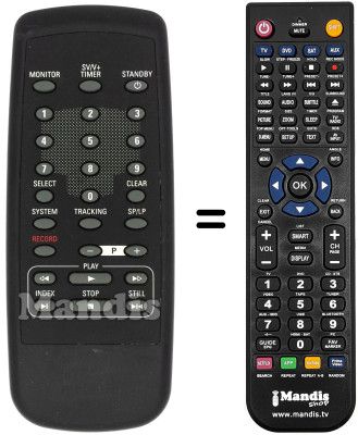Replacement remote control Philips VR16513