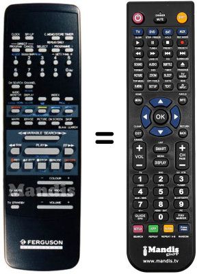 Replacement remote control Thorn FV57H Replacement remote control Thorn FV57H